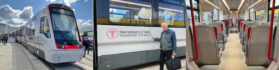 TFW's new Tram Trains for South Wales. The contrast from people riding round in old 4 wheel Pacer trains could not be more stark.
