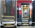 [Vienna]The retractable low-level step on this Railjet train helps when carrying luggage but is no use for wheelchair users. It's a dreadful omission given that Railjet offer a fantastic on-board experience way beyond anything currently operating in Britain
