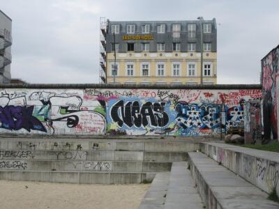 [Berlin]There is a fine line between graffiti and art – it depends on the location. This is the Berlin Wall. Photo by Nigel Perkins