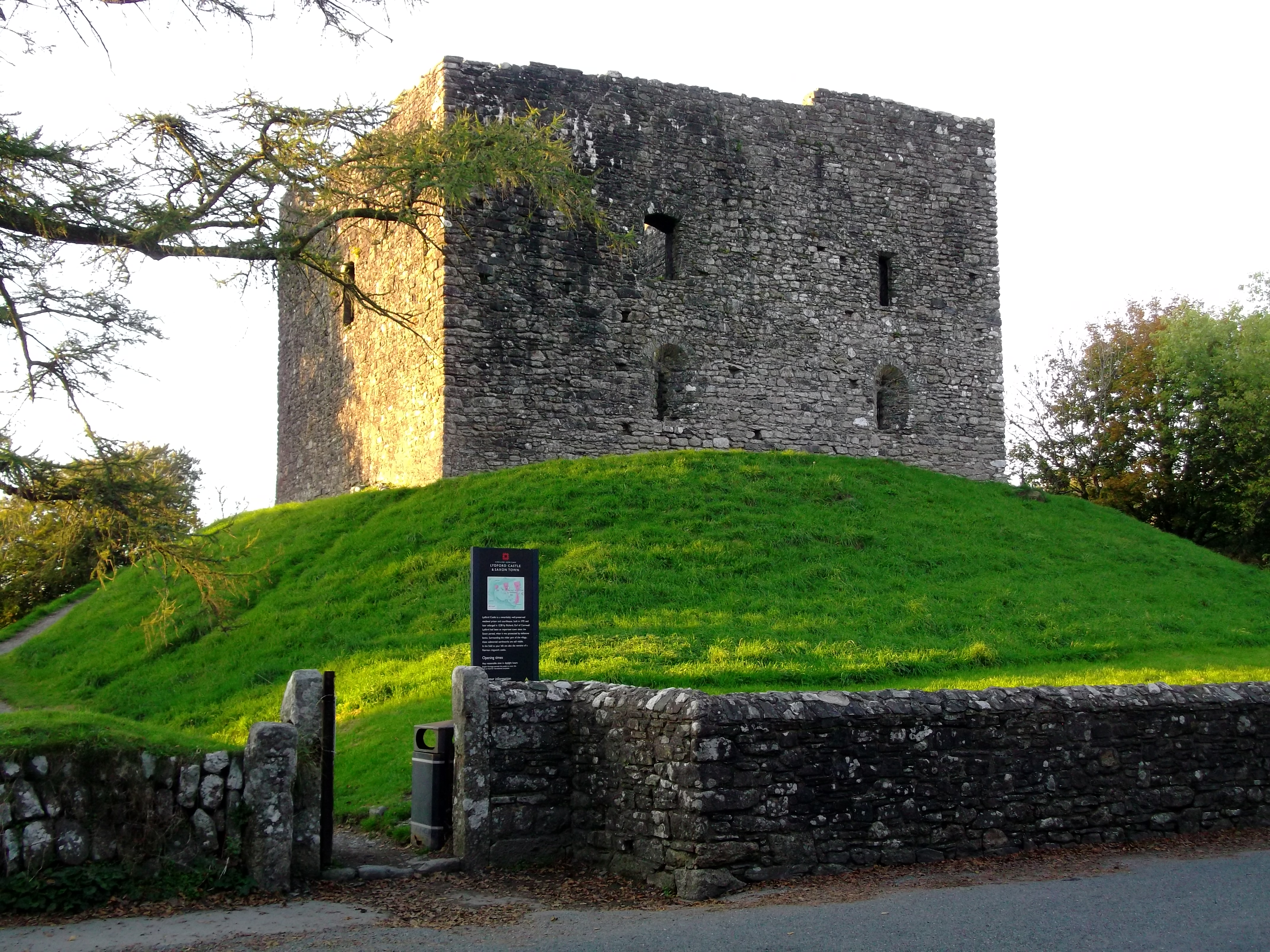 Lydford Castle is in the village and open during day light hours