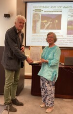 PHO-DNC:2023.07.15 - Gold Award for Best Website presented to Sue Baxter of Dartmoor Railway Association